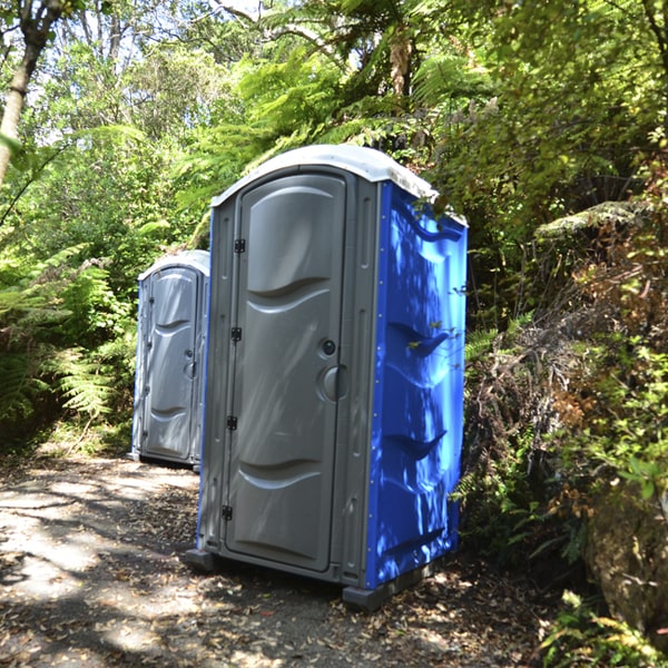 how often are construction portable restrooms serviced